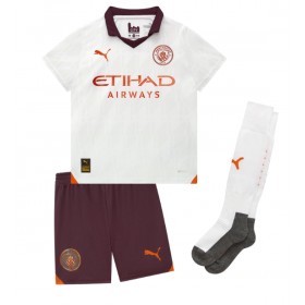 Manchester City Erling Haaland #9 Replica Away Minikit 2023-24 Short Sleeve (+ pants)